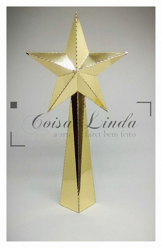 Caixa Estrela de Natal (Free) – Coisa Linda